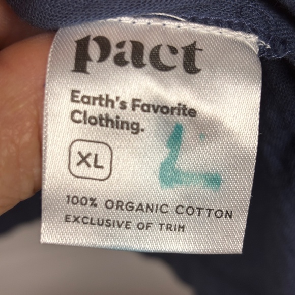 Pact  Womens Cap Sleeve Tiered Midi Dress Women XL 100% Org. Cotton Breathable - Picture 5 of 10